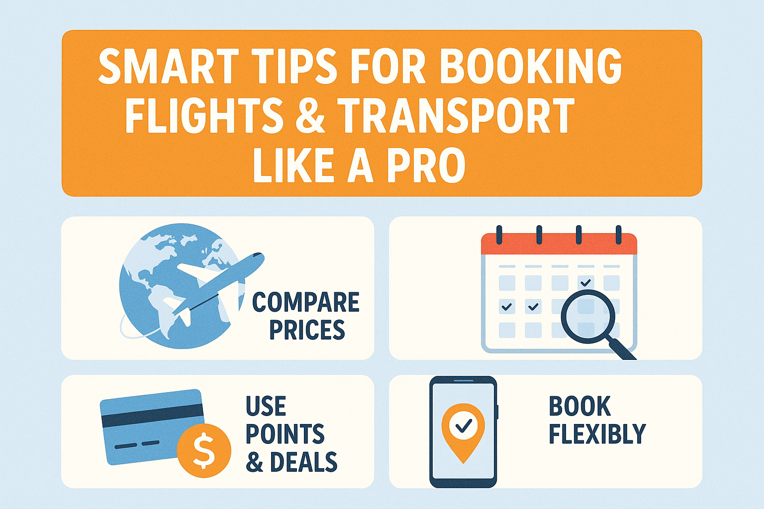 ✈️ Smart Tips for Booking Flights & Transport Like a Pro